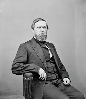 Senator James Harlan of Iowa, between 1865 and 1880. Creator: Unknown
