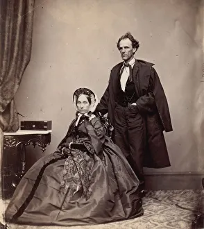 James Henry Prints: [Senator and Mrs. James Henry Lane], 1861-66. Creator: Brady & Co