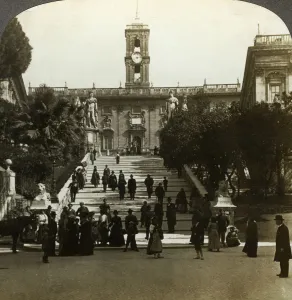 Castor Gallery: Senatorial Palace, Piazza del Campidoglio, Capitoline Hill, Rome