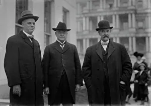 Republican Party Prints: Senators Kenyon, Works, and Cummings [i.e. Cummins], 1913. Creator: Bain News Service