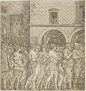 Caesar Julius Prints: The Senators, from Triumph of Caesar, c.1495. Creator: School of Andrea Mantegna
