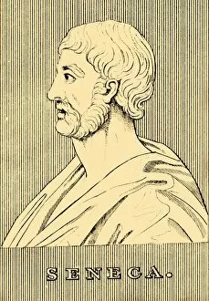 Seneca, (c4 BC-AD 65), 1830. Creator: Unknown