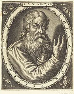 Thomas De Leu Prints: Seneca. Creator: Thomas de Leu