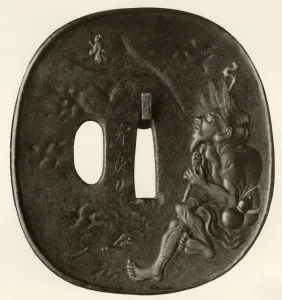 In Lotus Land Japan Prints: A Sennin, c1780-1860, (1910). Creator: Onitake Toshiyoshi
