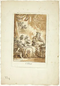 Sense of Smell, 1774. Creator: Jean Baptiste Le Prince