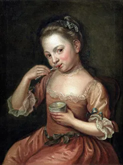 Taste Prints: The sense of taste, c1750. Creator: Unknown