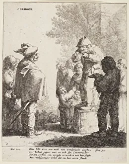 The five senses (sound), 1642-1650. Creator: Jan Dirksz Both