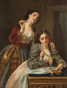 The Five Senses: Taste, c1865. Creator: Schlesinger, Henry Guillaume (1814-1893)