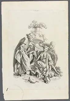 Gabriel Huquier Prints: The Senses: Touch (after Boucher), 1700s. Creator: Gabriel Huquier (French, 1695-1772)