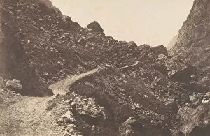 Pyrenees Gallery: Sentier du chaos, St-Sauveur, 1853. Creator: Joseph Vigier