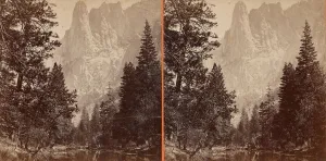 Carleton Emmons Watkins Gallery: The Sentinel, 3270 feet, Yosemite Valley, Mariposa County, Cal. 1861 / 76