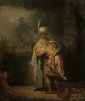 Rembrant Van Rijn Prints: Separation of David and Jonathan, 1642. Creator: Rembrandt Harmensz van Rijn
