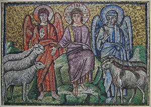 Images Dated 16th October 2020: Separation of Sheep and Goats, Byzantine, early 20th century