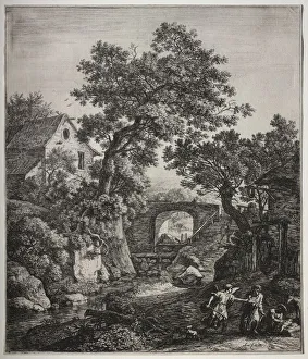 1609 10 1690 Prints: Sephora Circumcising Her Son. Creator: Anthonie Waterloo (Dutch, 1609 / 10-1690)