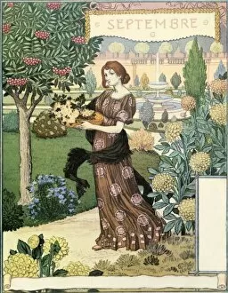 Calendar Gallery: Septembre, 1896. Creator: Eugene Samuel Grasset