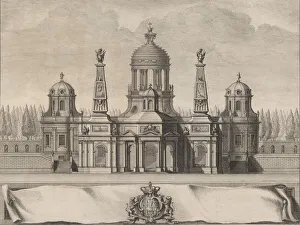 Sepulchral Prints: Sepulcher for the Kings of France, 1739. Creator: Giuseppe Vasi