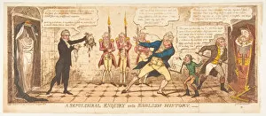 A Sepulchral Enquiry into English History, June 1, 1813. Creator: George Cruikshank
