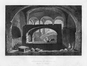 Sepulchre Gallery: A sepulchre at Seleucia, Mesopotamia (Iraq / Iran), 1841.Artist: T Dixon