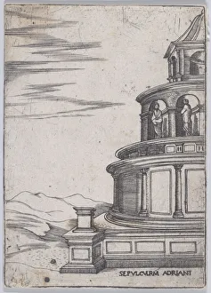 Sepulchral Prints: Sepulchrum Adriani (Views of Ancient Roman Temples and Arches)
