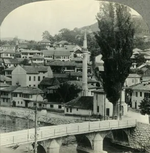Serajevo, Yogslavia - Scene of Murder of Crown Prince which Started Flame that Engulfed Serajevo, Yogslavia - Scene of Murder of Crown Prince which Started Flame that Engulfed