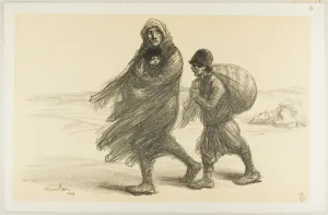 Serbian Exodus, plate twenty-one from Actualites, 1915, published January 1916