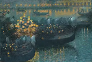 Grand Canal Prints: Serenade au clair de lune (Moonlight Serenade)