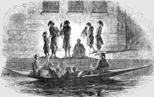 Serenade Prints: Serenaders at Constantinople during the Ramazan, 1854. Creator: Unknown