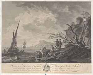 Fishing Boat Gallery: Serene Weather, ca. 1756-88. Creator: Maria Fr Ozanne