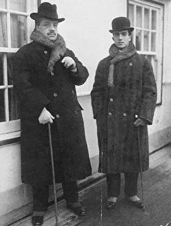 Massine Prints: Serge Diaghilev and Leonide Massine, c. 1925