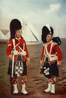 Bearskin Collection: Sergeant and Bugler, 1st Argyle and Sutherland Highlanders, 1900. Creator: Gregory & Co