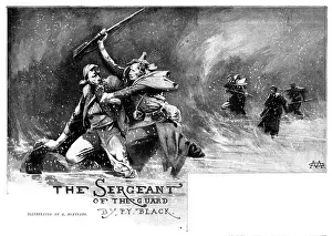 Loye Charles Auguste Prints: The Sergeant of the Guard, 1898. Creator: Unknown