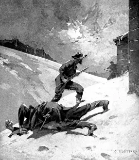 Loye Charles Auguste Prints: The Sergeant of the Guard: The next instant
