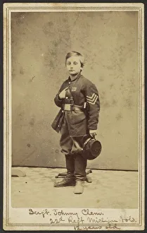 Us Army Prints: Sergeant Johnny Clem, 1863. Creator: Morse & Peaslee