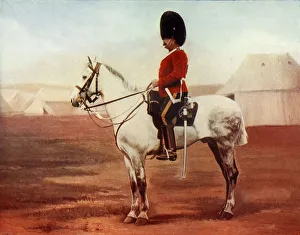 Sergeant-Major of the 2nd Dragoons. (Royal Scots Greys), 1900. Creator: Gregory & Co Sergeant-Major of the 2nd Dragoons. (Royal Scots Greys), 1900. Creator: Gregory & Co