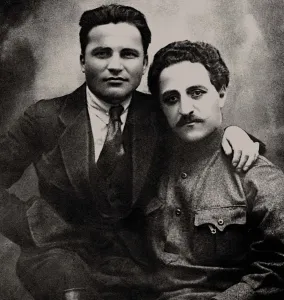 1922 Prints: Sergei Kirov (1886-1934) and Sergo Ordzhonikidze (1886-1937), 1922