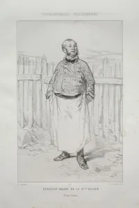 Paul Gavarni French Prints: Sergent - Major de la Nieme Legion. Creator: Paul Gavarni (French, 1804-1866)