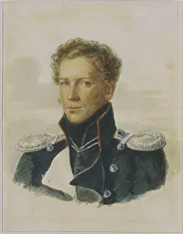 Lanskoy Prints: Sergey Lanskoy (1789-1832), Officer of the Chevalier Guard