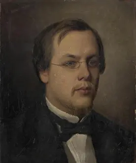 Mikhail Prints: Sergey Petrovich Botkin, 1862. Creator: Mikhail Botkin