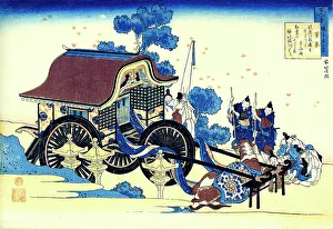 From the series Hundred Poems by One Hundred Poets: Sugawara no Michizane, c1830. Artist: Hokusai