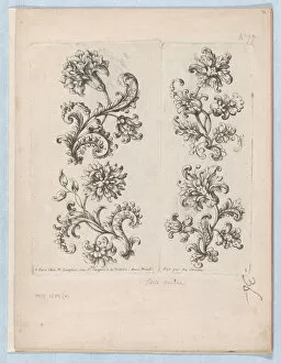 Series of Small Flower Motifs, Plate 1, ca. 1670-85. ca. 1670-85