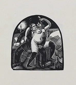 Candlelight Prints: From the series 'Wine, women and cards'