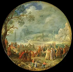 Shore Prints: Sermon of Christ at the Genezareth Lake, 1623. Creator: David Vinckboons