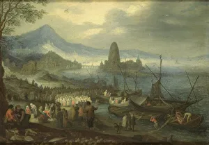 Copper Metal Prints: The Sermon on the Sea of Galilee, 1600-1699. Creator: Unknown