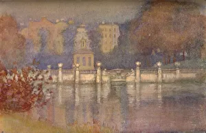 Serpentine Prints: The Serpentine, Hyde Park, c1911. Artist: Edward Louis Lawrenson