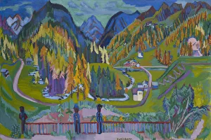 Kirchner Prints: Sertig Valley in Autumn, 1925-1926