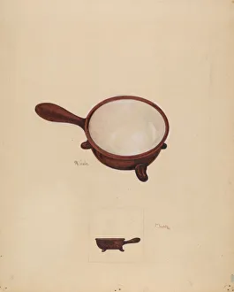 Item Gallery: Server Dish, 1936. Creator: Joseph Sudek