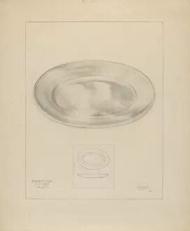 Period Collection: Server Dish, c. 1936. Creator: Joseph Sudek