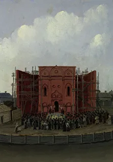 Research University Prints: Service at the Svyato-Troitskaya Cathedral of the Holy Trinity
