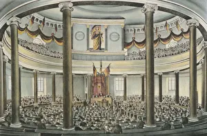 Germania Prints: Session of the Frankfurt National Assembly in the Paulskirche at Frankfurt am Main, 1848