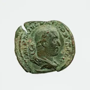 Sestertius Prints: Sestertius, A.D. 244-249. Creator: Unknown